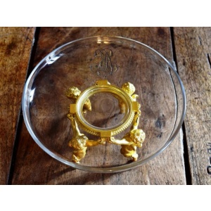 Charming XIX Century Presentation Plate With Gilded Putti~Sold~