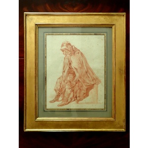 Beautiful 19th Century French School Drawing Of A Man~Sold~
