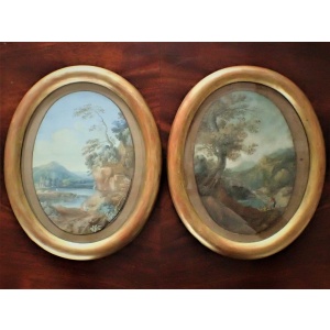 Charming 19th Century French School Landscape Paintings~Sold~