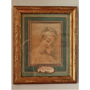 Graceful French 18th Century Portrait Of a Young Woman~Sold~