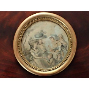 18th Century French School Painting Of 'La Charite'~Sold~