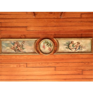 19th Century French School Oil Art Themed Sopraporte~Sold~