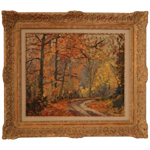 Forest Foliage in Autumn by Albert Malet