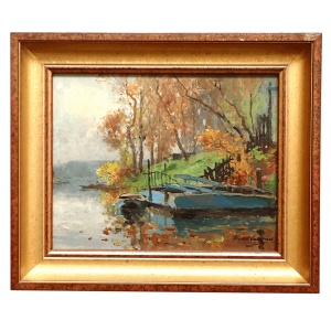 Pierre Louis Léger Vauthier - The Pontoon