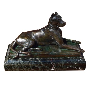 Georges Gardet - Chien Danois or Recumbent Great Dane