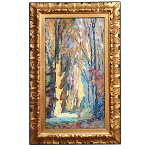 Emmanuel de la Villéon - Woodland Path